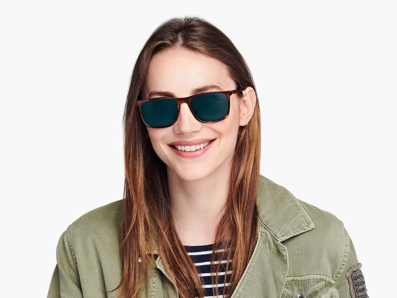 Rye Tortoise Warby Parker Fletcher Women's Sunglasses Australia | K4V-1979