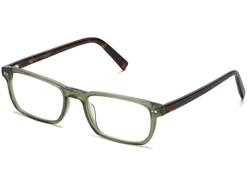 Seaweed Crystal with Cognac Tortoise Warby Parker Donovan Men's Eyeglasses Australia | Y1P-6816