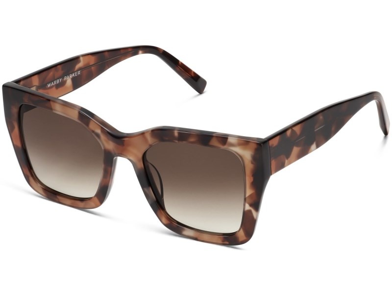 Sesame Tortoise Warby Parker Bette Women's Sunglasses Australia | Z1I-5249