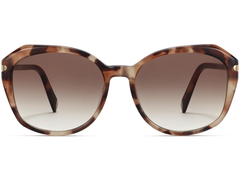 Sesame Tortoise with Polished Gold Warby Parker Nancy Men's Sunglasses Australia | H9L-0396