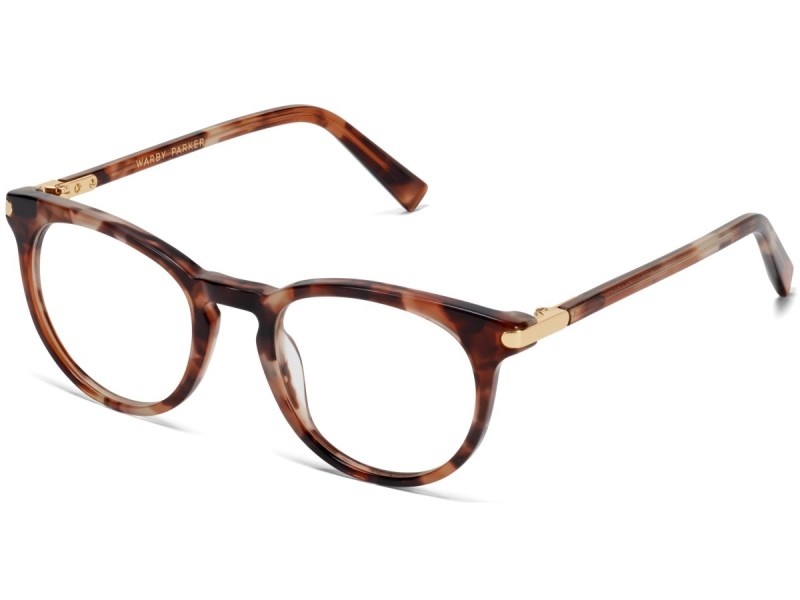 Sesame Tortoise with Polished Gold Warby Parker Sadie Women's Eyeglasses Australia | B5D-7576