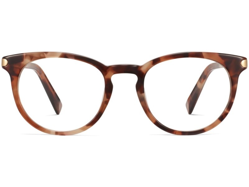 Sesame Tortoise with Polished Gold Warby Parker Sadie Women's Eyeglasses Australia | B5D-7576