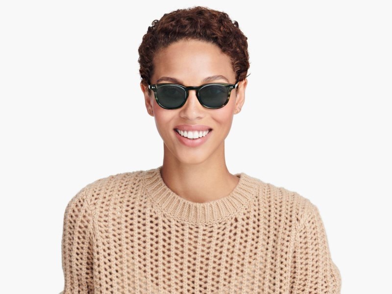 Striped Cypress Warby Parker Malik Women's Sunglasses Australia | I6I-7175