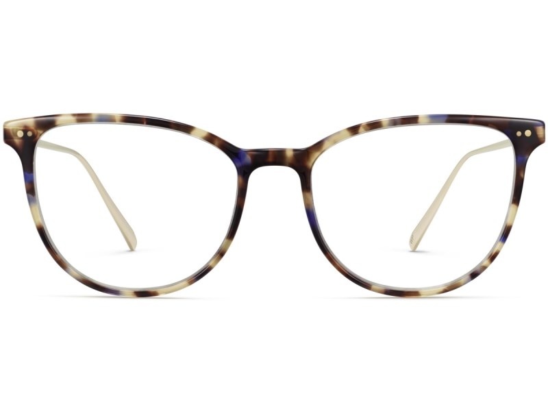 Violet Magnolia with Polished Gold Warby Parker Maren Women's Eyeglasses Australia | T0F-9971