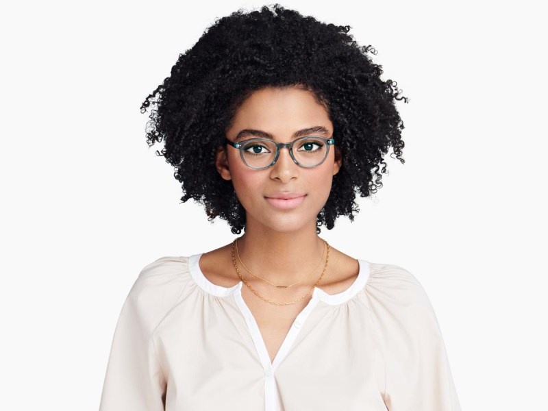 Viridian Warby Parker Anselm Women\'s Eyeglasses Australia | F4N-7232