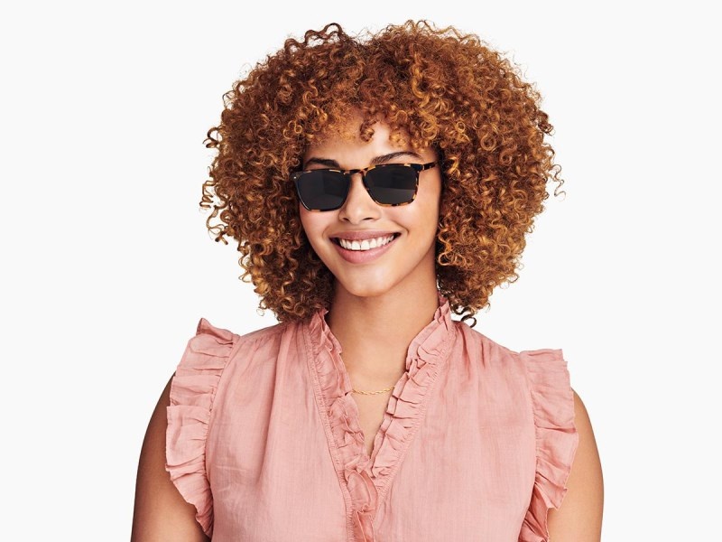 Walnut Tortoise Warby Parker Sutton Women's Sunglasses Australia | D1U-9039