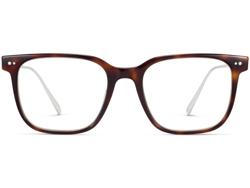 Woodgrain Tortoise with Polished Silver Warby Parker Caleb Women's Eyeglasses Australia | K5R-8520